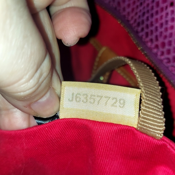 Dooney & Bourke CHARLESTON Purple and Tan Tote Bag - Picture 6 of 8